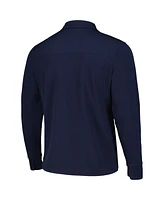 Men's Antigua Navy Philadelphia Union Streamer Diamond Button-Up Shacket