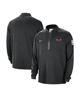 Men's Nike Black Chicago Bulls 2023/24 Authentic Performance Half-Zip Jacket