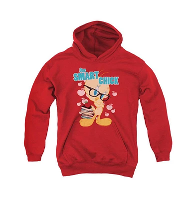 Looney Tunes Youth One Smart Chick Pull Over Hoodie / Hooded Sweatshirt