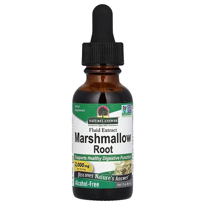 Nature's Answer Marshmallow Root Fluid Extract Alcohol-Free 2 000 mg - 1 fl oz (30 ml)