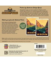 Masterpieces Officially Licensed National Parks Memory Game for Adults