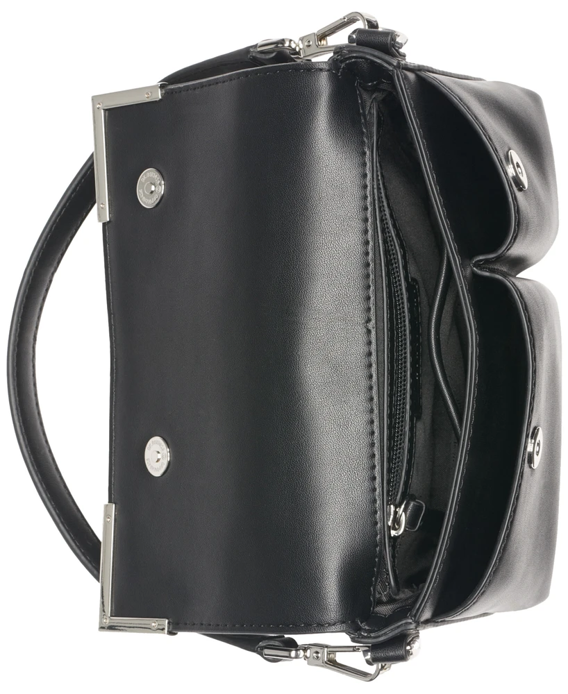 Mica Woven Magnetic Flap Convertible Crossbody