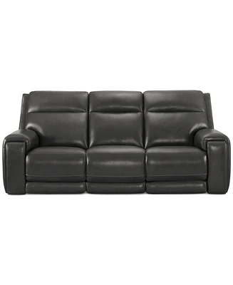 Varsani 90" Zero Gravity Leather Sofa, Created for Macy's