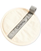 Caraway 2-Piece Cotton Solid-Color Round Potholder Set