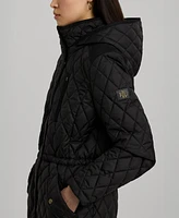 Lauren Ralph Petite Hooded Anorak Quilted Coat