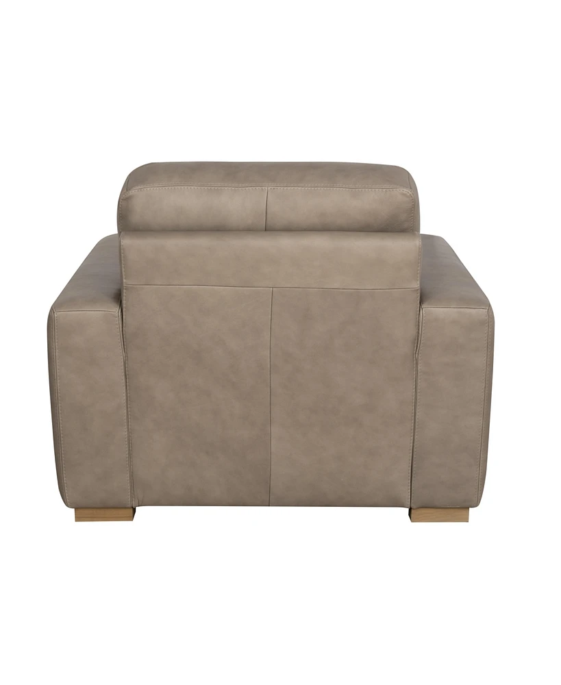 Rutherford Home Matera 46" Leather Cuddle Chair