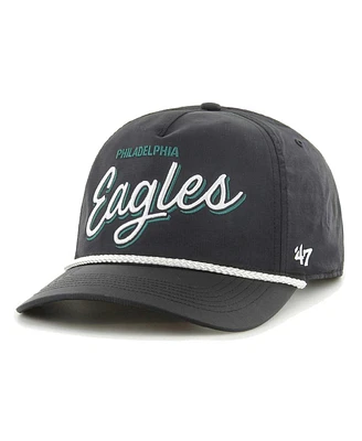 47 Men's Black Philadelphia Eagles Fairway Hitch Brrr Adjustable Hat