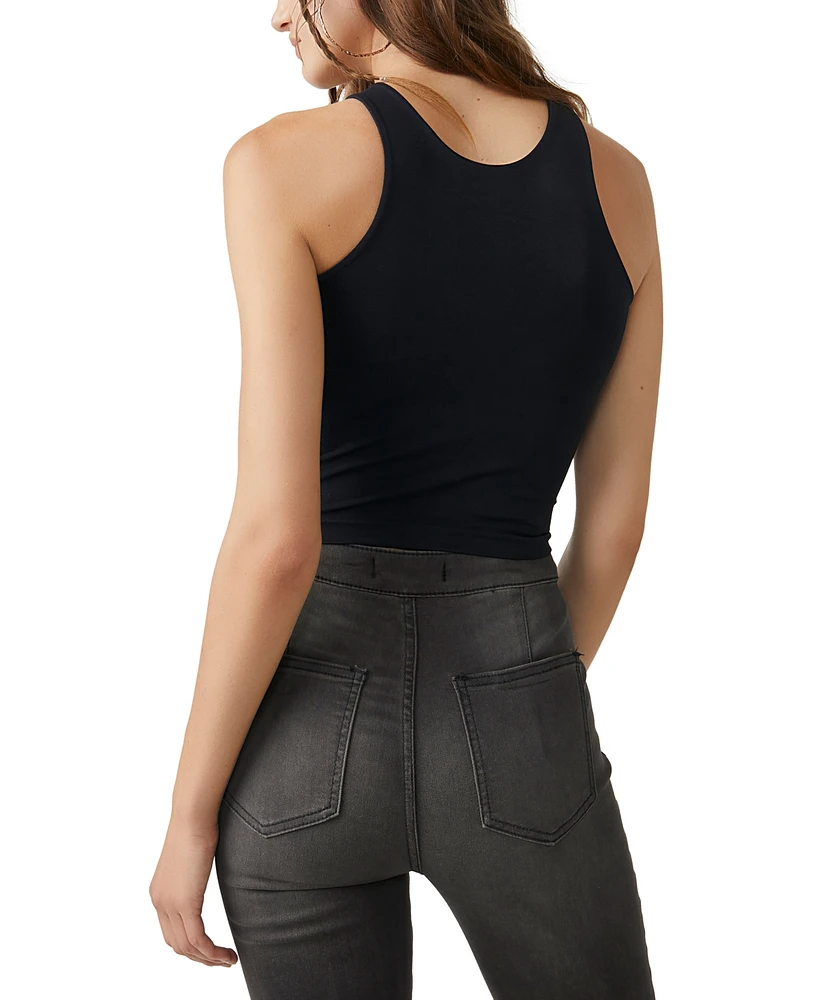 Free People Women's Clean Lines Cropped Camisole Top