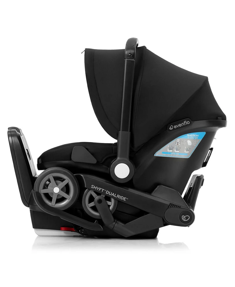 Evenflo Shyft Dualride Infant Car Seat and Stroller Combo
