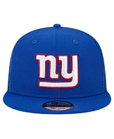 New Era Men's Royal New York Giants Main Trucker 9Fifty Snapback Hat