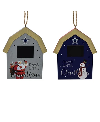 Memory Company Dallas Cowboys 2-Pack Countdown Ornament Set