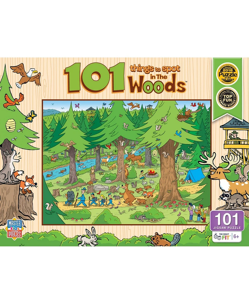 Masterpieces 101 Things to Spot in the Woods - 101 Piece Jigsaw Puzzle