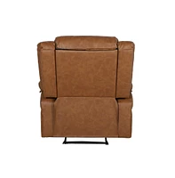 Recliner With Bustle Back And Padded Arms