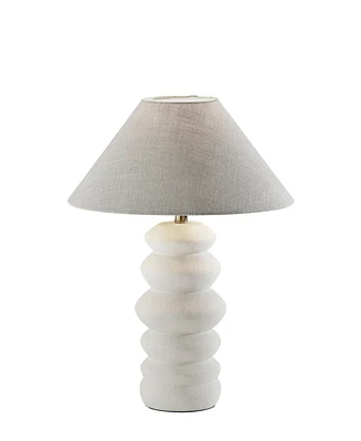 Adesso 25" Matte Ceramic Marcey Table Lamp
