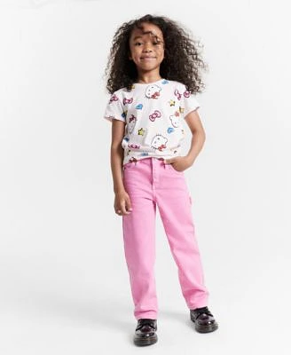 Epic Threads Little Big Girls Hello Kitty Graphic T Shirt Carpenter Jeans Created For Macys