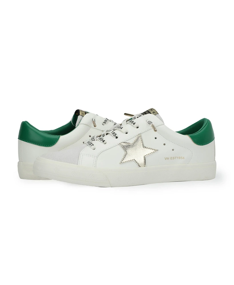 Grande - White Gold Green Pop Women's's Sneaker by