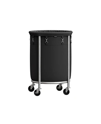 Slickblue 18.5 Gal. Laundry Basket with Wheels