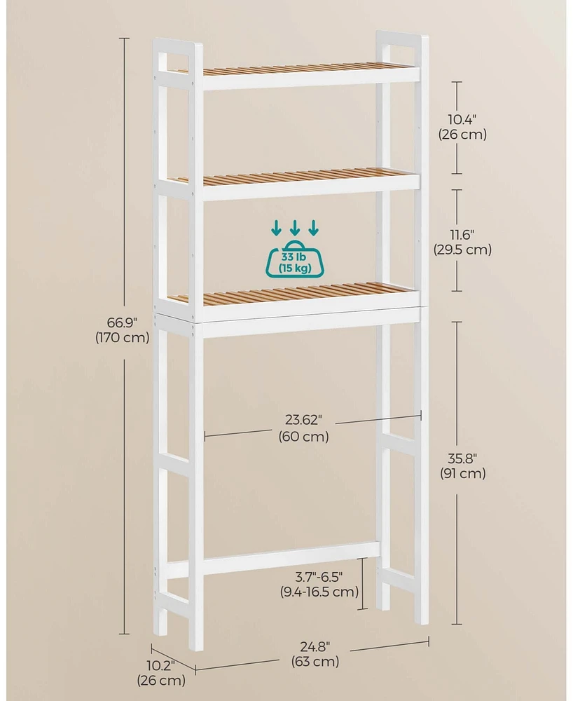 Over The Toilet Storage For Bathroom