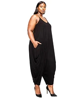 L I V D Plus Quinn Pocket Jumpsuit