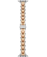 Kate Spade New York Women's two-tone stainless steel band for apple watch, 38,40,41,42,44,45,49mm