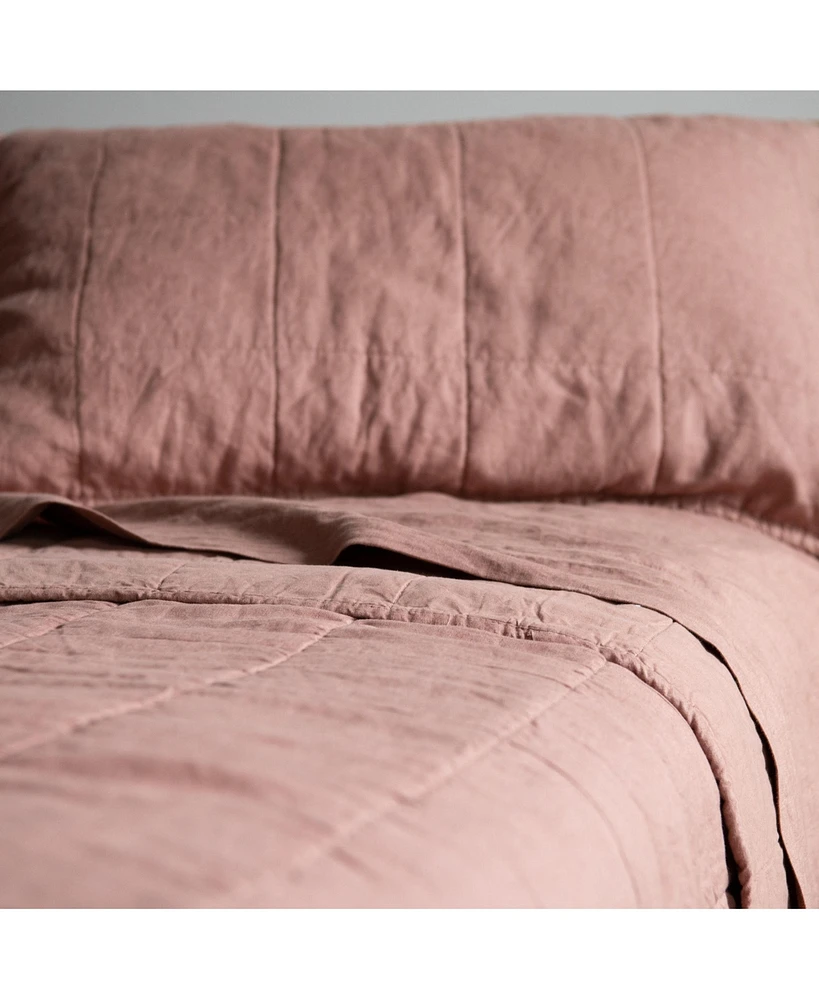 French Linen Box Stitch Quilt - King/Cal King