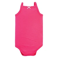 Hudson Baby Girls Cotton Sleeveless Bodysuits