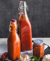 Kilner Set of 6 Square Clip Top Bottles