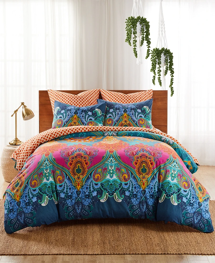 Levtex Mackenzie Reversible 3-Pc. Duvet Cover Set, King/California King