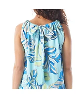 Beach House Style Floral Print Colette Adjustable Tank Dress