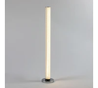 49" Led Illuminari White Crystal Sand Rocks Column Floor Lamp