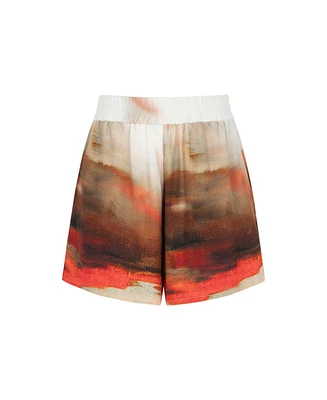 Nocturne Women's Printed High Waisted Shorts