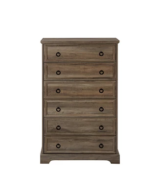 6-Drawer Dresser for Bedroom, Closet & Living Room Storage