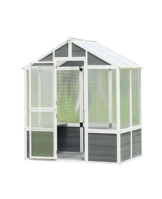 Polycarbonate Greenhouse for Outdoor Plant Gardening
