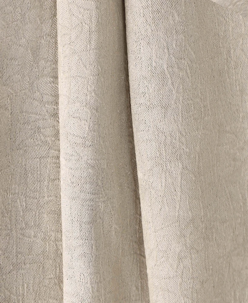 Superior Senna Textured Curtain Set of Panels with Grommet Header