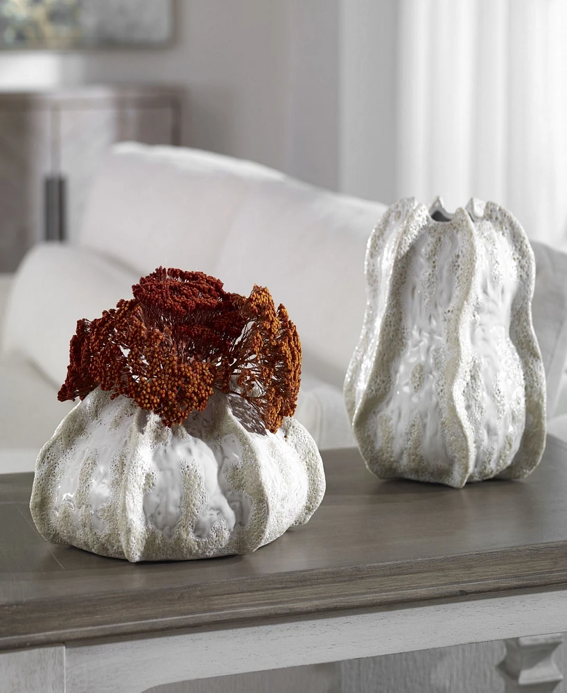 Uttermost Urchin Vases, Set of 2