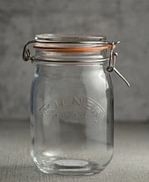 Kilner Set of 4 Square Clip Top Jars