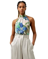 Lilysilk Women's Praslin Mock Neck Silk Top