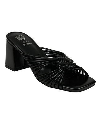 Gc Shoes Women's Josie Strappy Block Heel Dress Sandals
