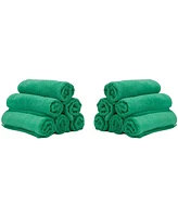 Arkwright Home Smart Choice Microfiber Hand Towels (12 Pack), 15x24 in., Color Options