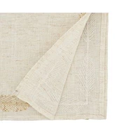 Saro Lifestyle Intricate Leaf Pattern