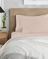 Purity Home 400 Thread Count Cotton Percale 4-Pc. Sheet Set