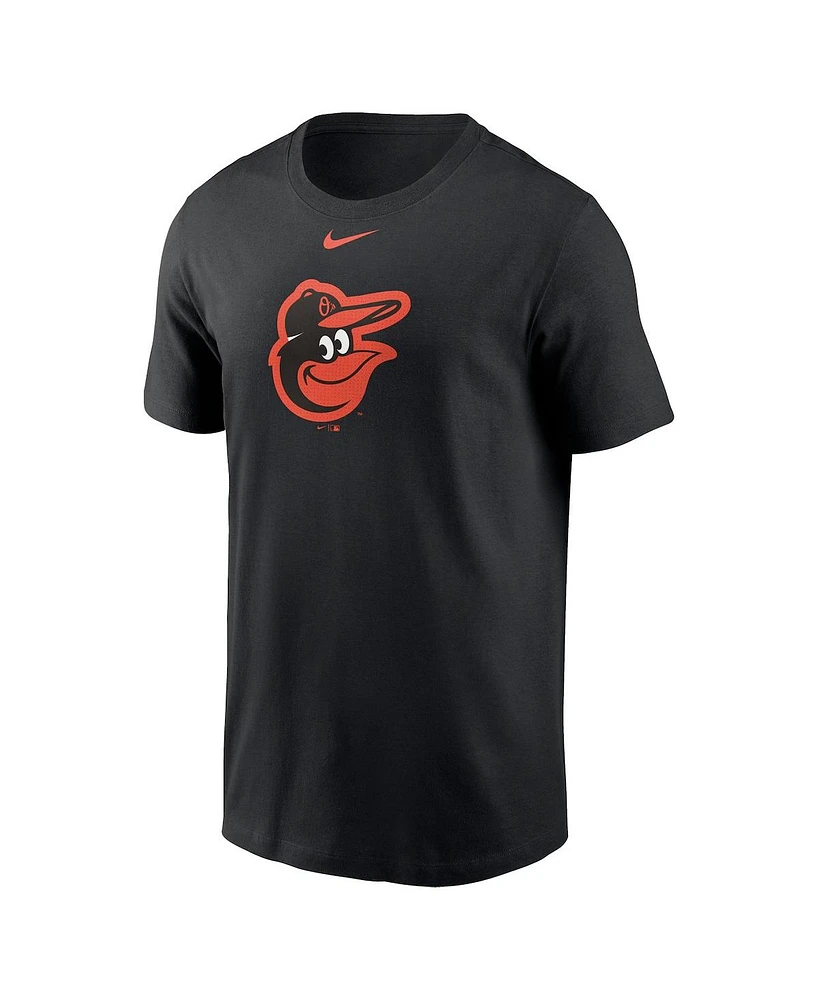 Nike Men's Black Baltimore Orioles Fuse Logo T-Shirt