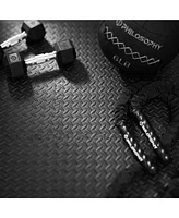 Philosophy Gym Pack of 12 Exercise Flooring Mats - 12 x 12 Inch Foam Rubber Interlocking Puzzle Floor Tiles
