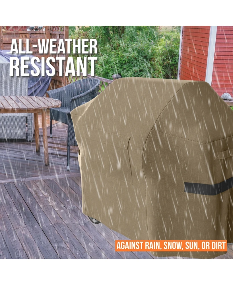 Khomo Gear Bbq Grill Cover - Brown - 51" x 72" x 24" Inch