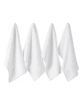 Design Imports Basic Terry Collection Windowpane Dishtowel Set, 16x26", Check, 4 Piece
