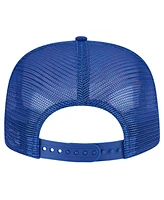 New Era Men's Royal New York Mets Seeing Diamonds A-Frame Trucker 9FIFTY Snapback Hat