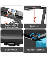 Folding Electric Treadmill Compact Walking Running Machine