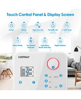 32 Pints 2000 Sq. Ft Dehumidifier for Home & Basements w/3-Color Digital Display