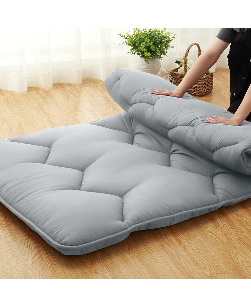Caromio Futon Mattress Twin Size, Floor Mattress Pad Portable Dorm Sleeping Pad, 39"x 80"