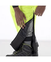 RefrigiWear Men's HiVis Insulated Waterproof Pants - High Visibility, Warm, Durable Workwear